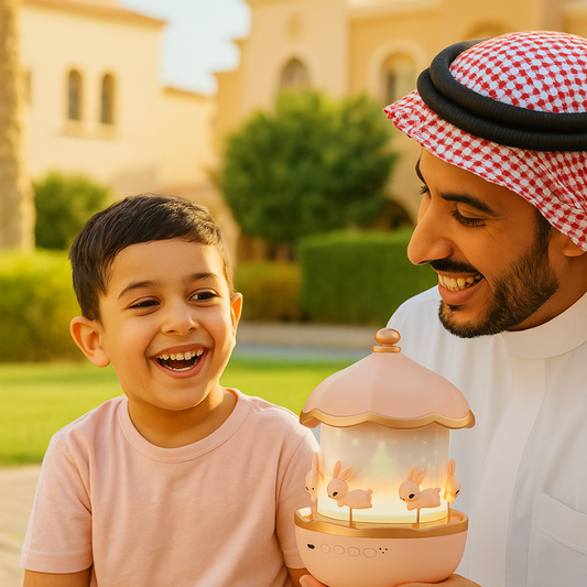بروجكتور الأرنب الدوّار – أفضل هدية لطفلك هذا الصيف! 🎁🐇